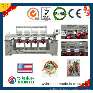 4 Heads High Speed Computerized Cap/T-Shirt Embroidery Machine Wy904c/1204c/1504c